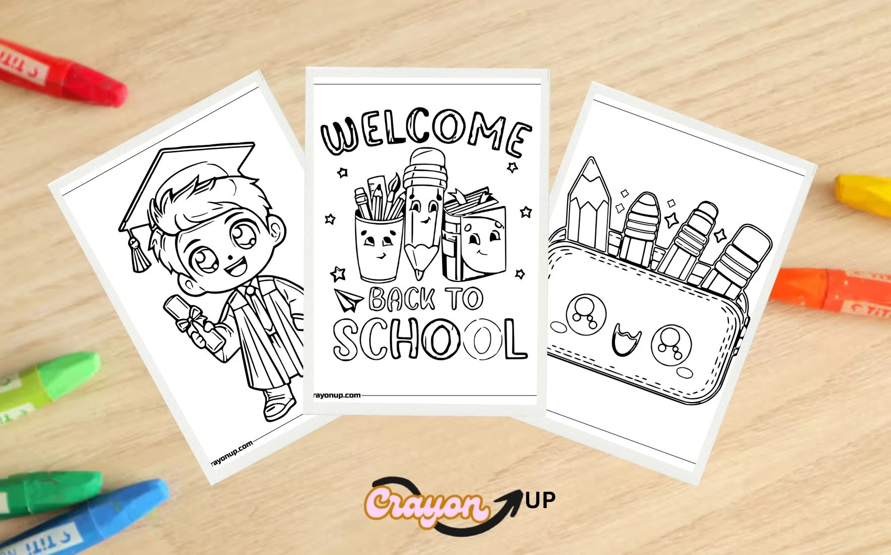 Back to school Coloring Pages Featured Image