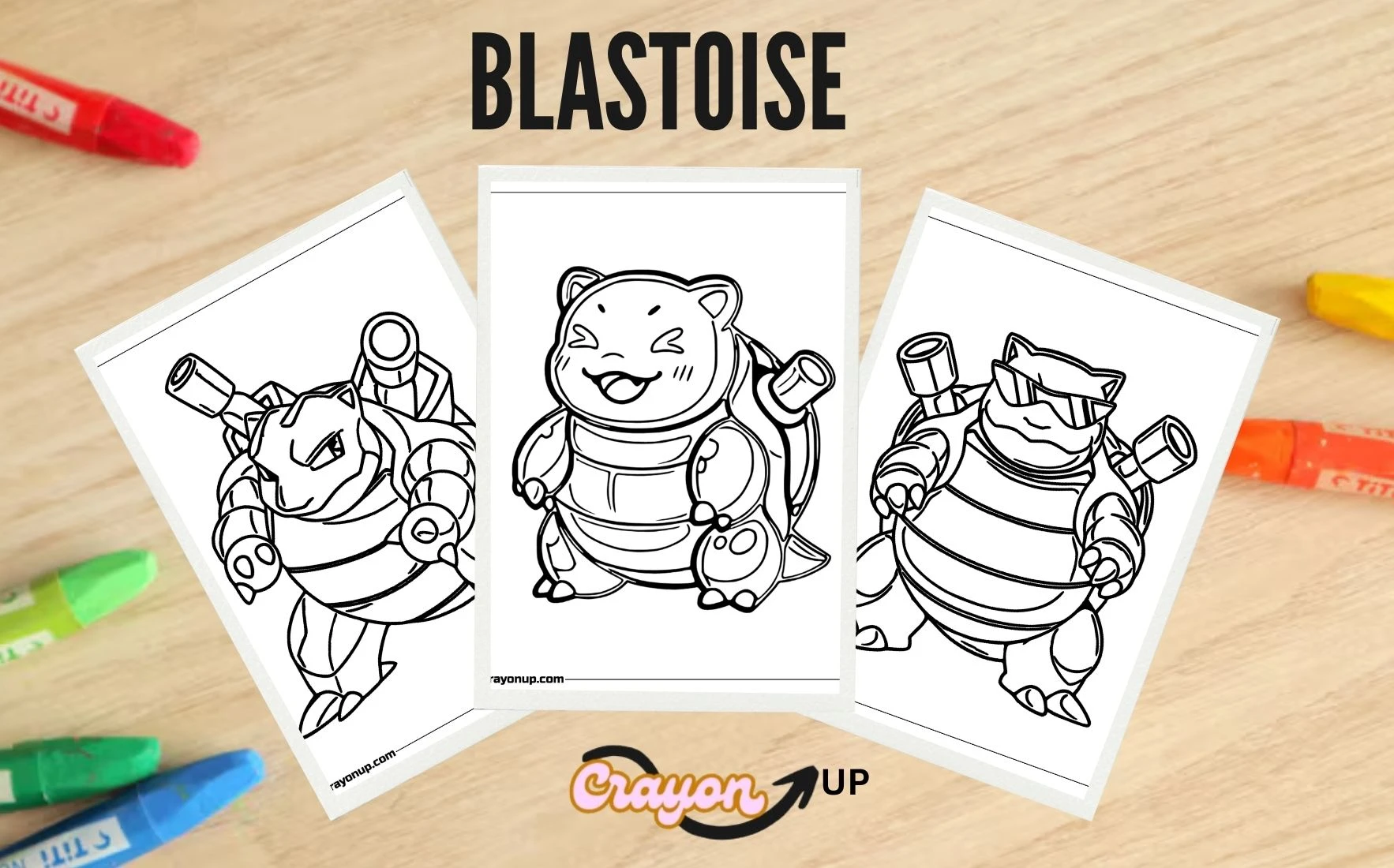 blastoise coloring pages Featured Image