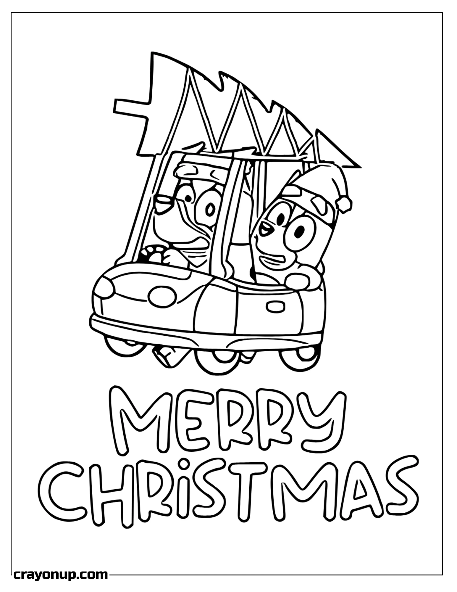 omyy Coloring Page of Bluey sss