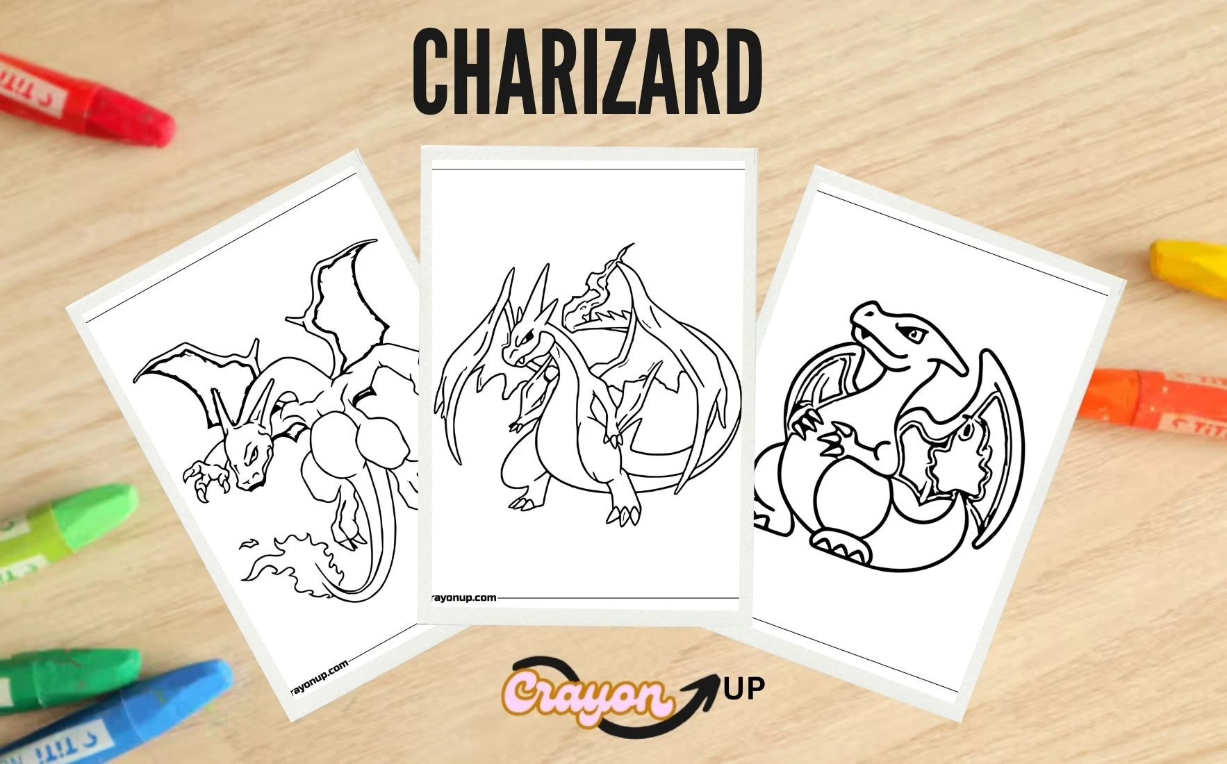 Charizard Coloring Pages Featured Image