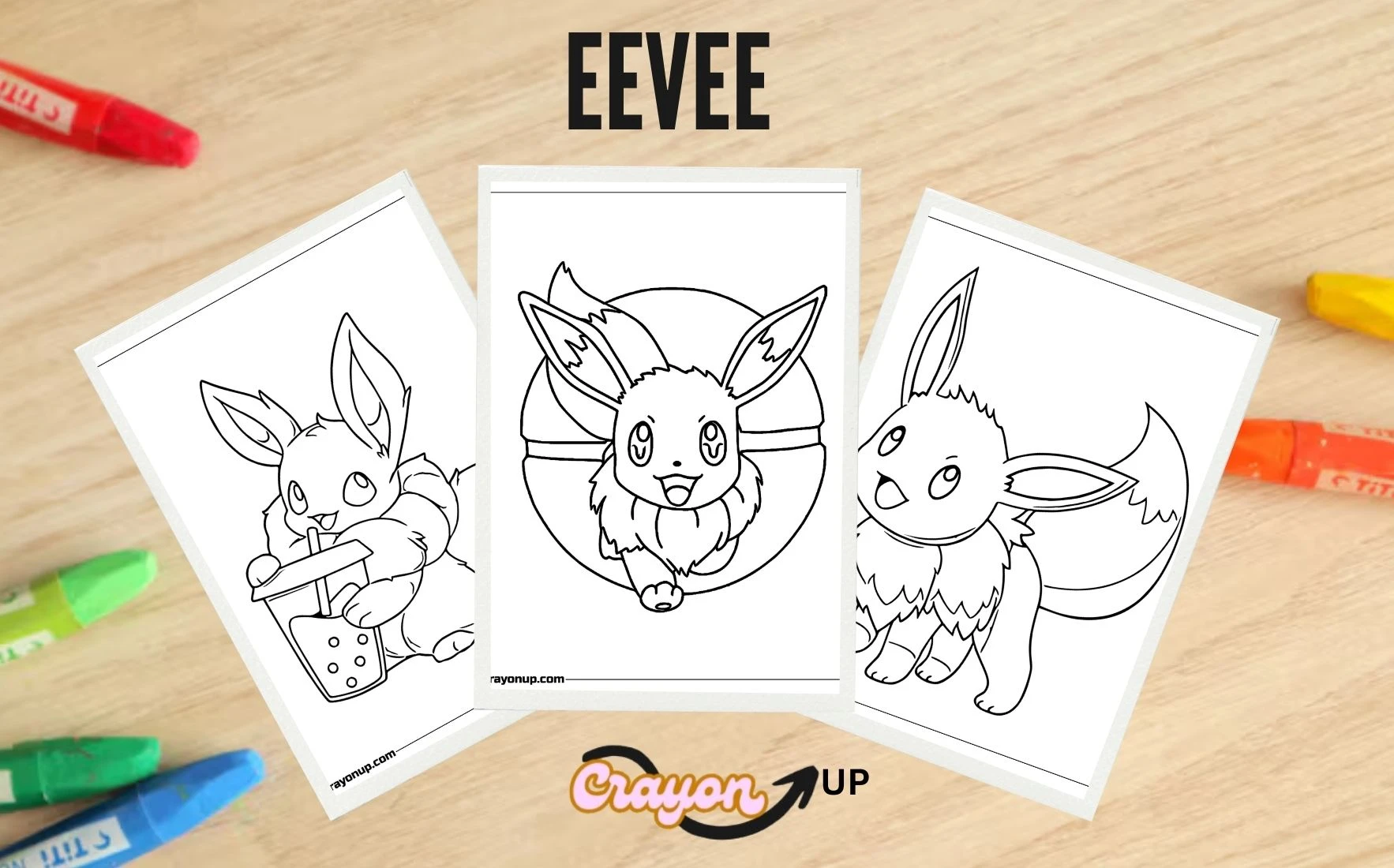 Eevee coloring pages Featured Image