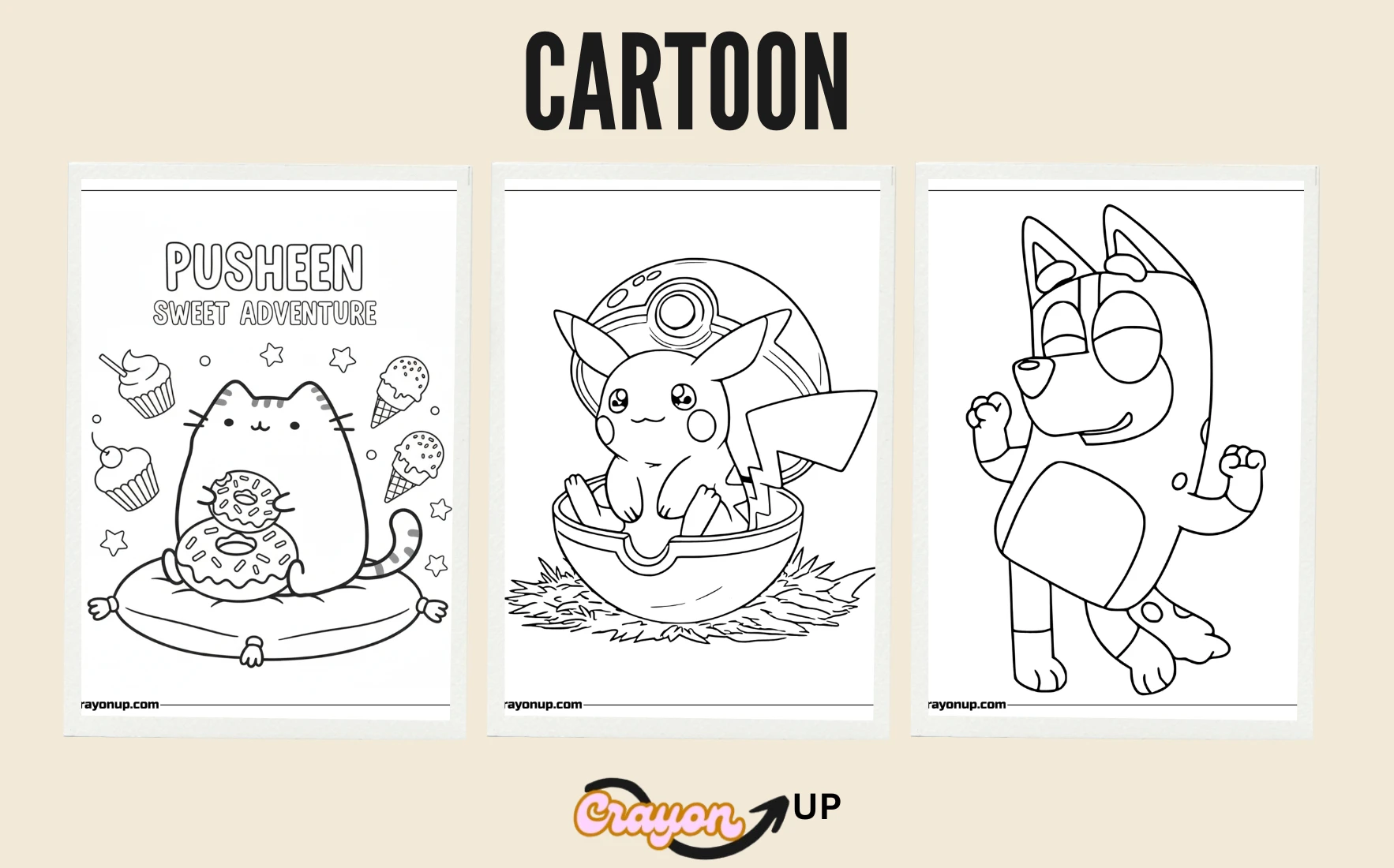 the cartoon coloring pages Featured Image
