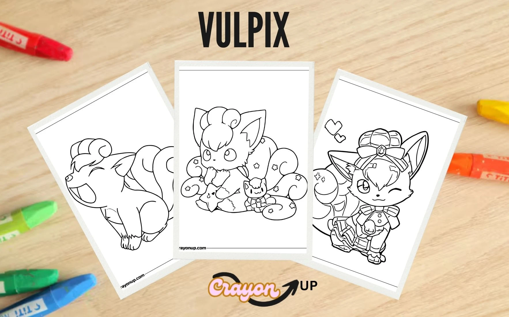 vulpix coloring pages Featured Image