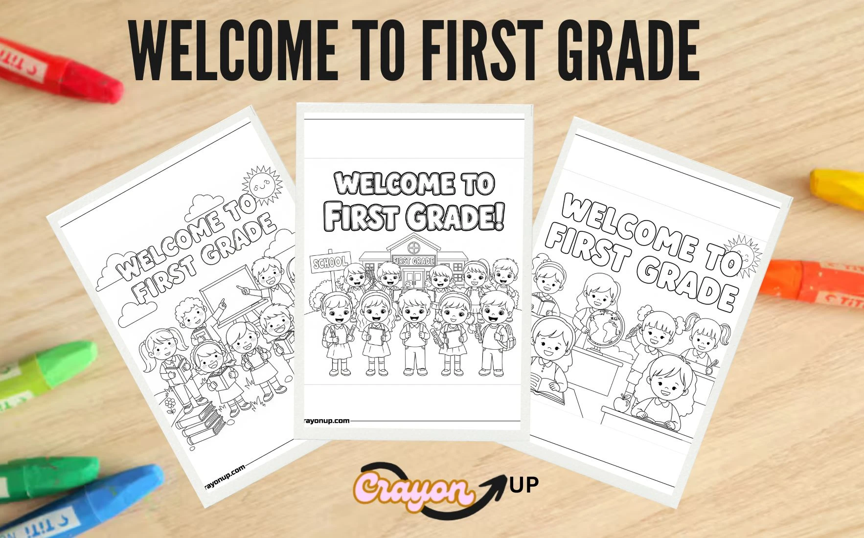 welcome to first grade coloring pages Featured Image