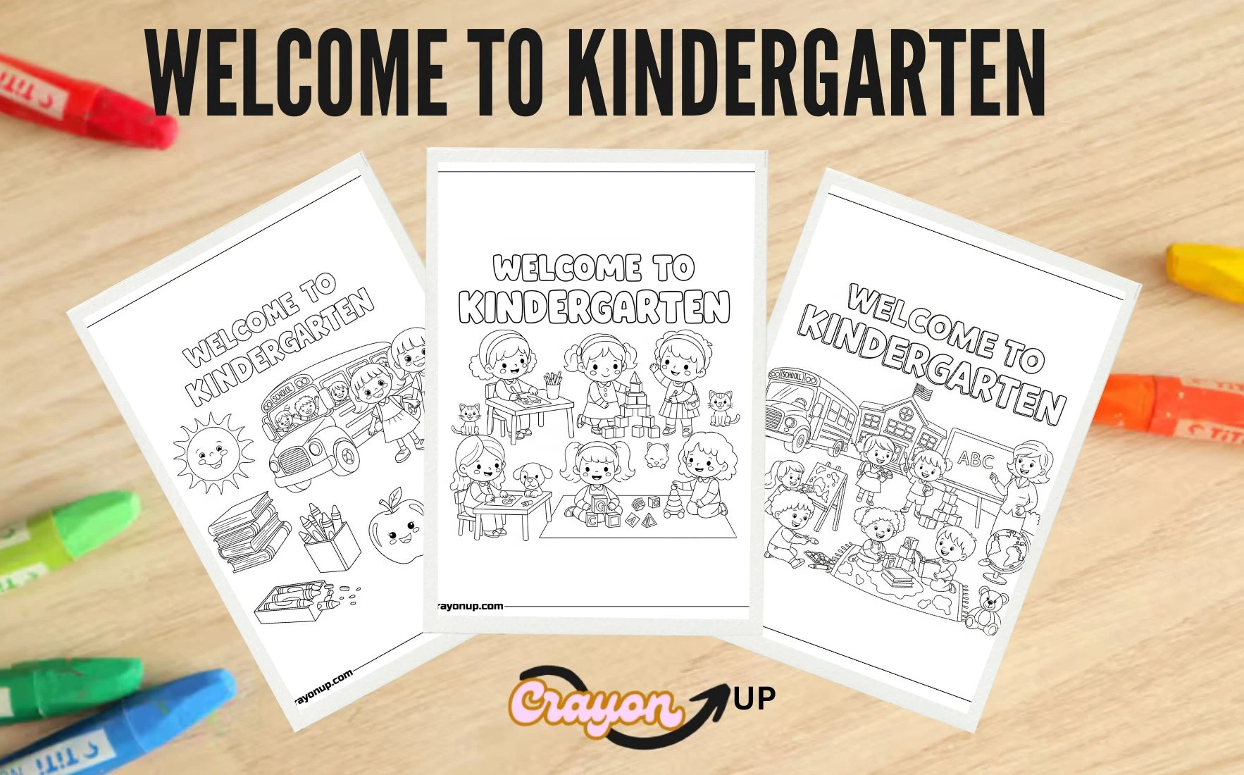 Welcome to Kindergarten Coloring Pages Featured Image