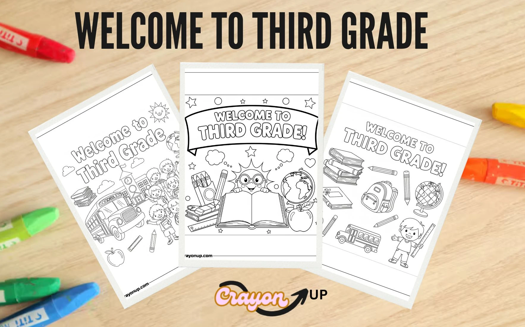 welcome to third grade coloring pages Featured Image